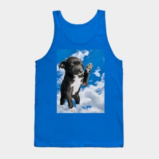 Black puppie Tank Top